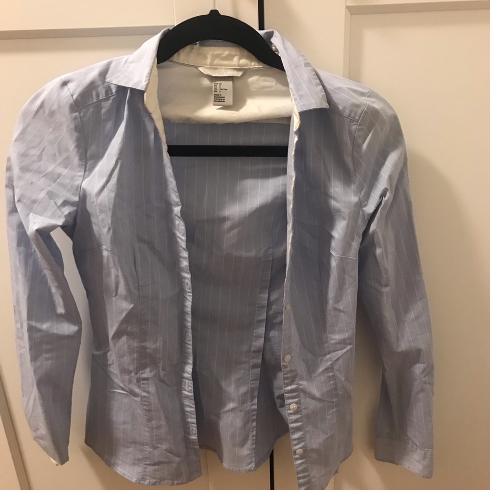Blue dress shirt